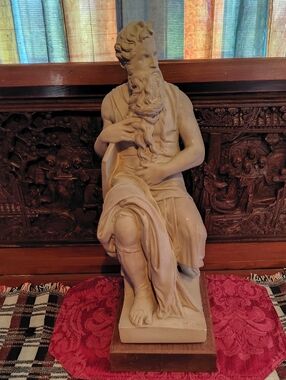 "Moses" by Michelangelo Buonarotti Authenticated reproduction by Alva Studios